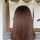 クオライン縮毛矯正×オルディーブクリスタルカラー