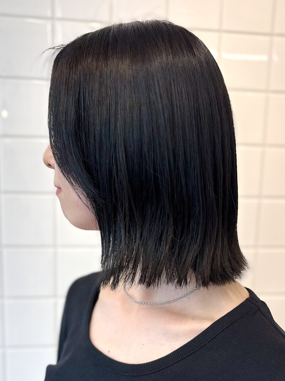 ナチュラルロブ☆【白髪ぼかし/白髪染め/カラー/マンツーマン】