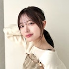 薄め前髪顔まわりレイヤーシースルーぱっつん前髪おくれ毛