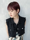美髪くびれヘアおくれ毛ショートボブ_9649