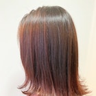 ピンクベージュハイライト_イメチェン外ハネボブミディ_274