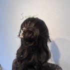 ハーフアップ お団子ヘア 参列ヘア イベントヘア ライブヘア