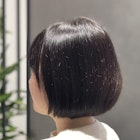 前上がりボブ/ミニボブ/あごラインボブ/アッシュブラウン