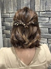 TOKIO ハーフアップ ヘアセット