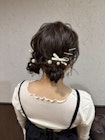 ツインお団子ヘアセット