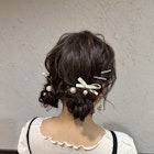 ツインお団子ヘアセット