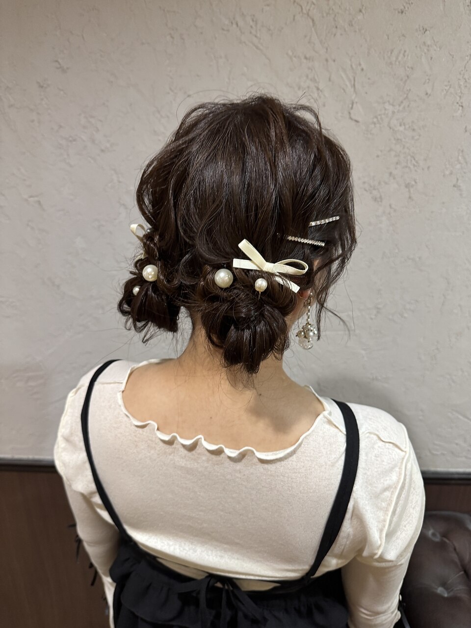 ツインお団子ヘアセット