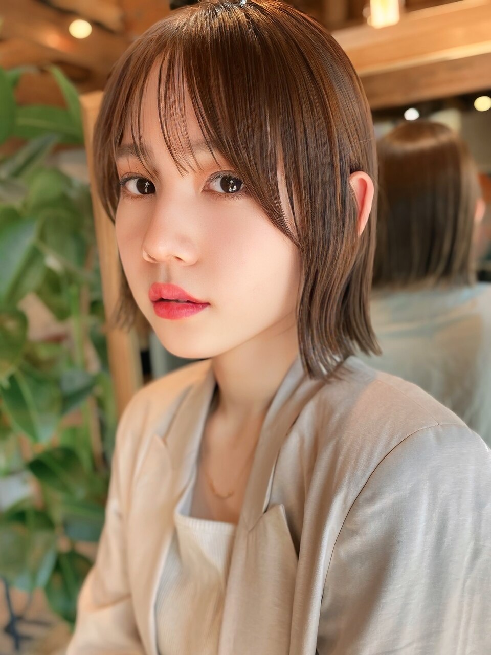 20代30代40代ナチュラルボブ顔周りボブ大人ショートボブ顔周り