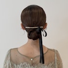 結婚式参列・お呼ばれヘア タイトシニヨンヘアセット