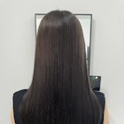 ブリーチなしワンカラー ブラウンカラー 岡山