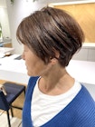 大人くびれショート/白髪ぼかしハイライト/武蔵小杉/自由が丘