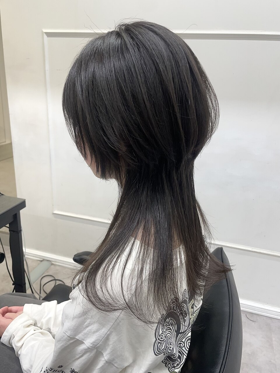 【クラゲウルフ】ロングウルフレイヤーカット中性ウルフカット