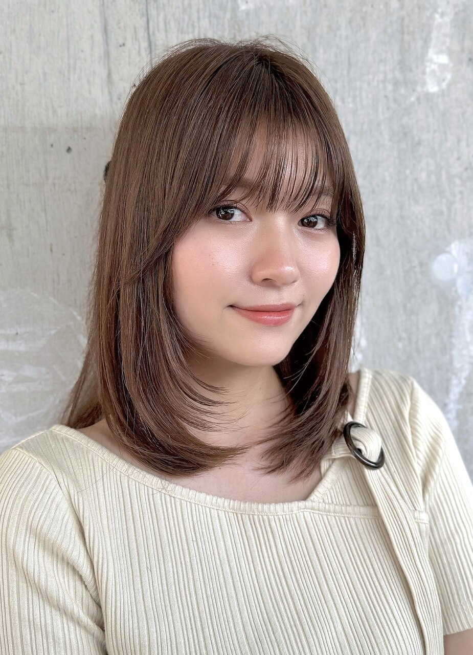ペタッと解消/ふわっとレイヤーカット/20代30代40代/ボリューム