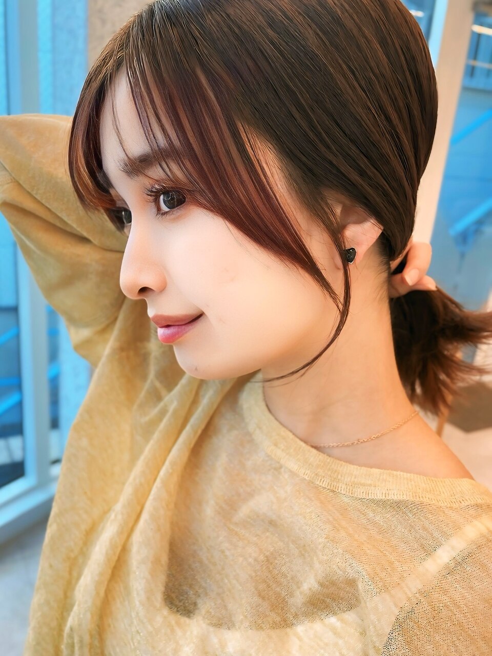 20代30代40代ナチュラルボブ顔周りボブ大人ショートボブ顔周り