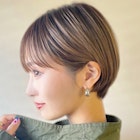 20代30代40代抜け感ショートレイヤー韓国ミニボブ前髪あり