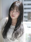 レイヤーカット／ナチュラル／モテ髪/銀座/ロングレイヤー