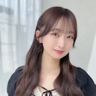 ハーフツインシースルーぱっつん前髪おくれ毛ミディアムロング