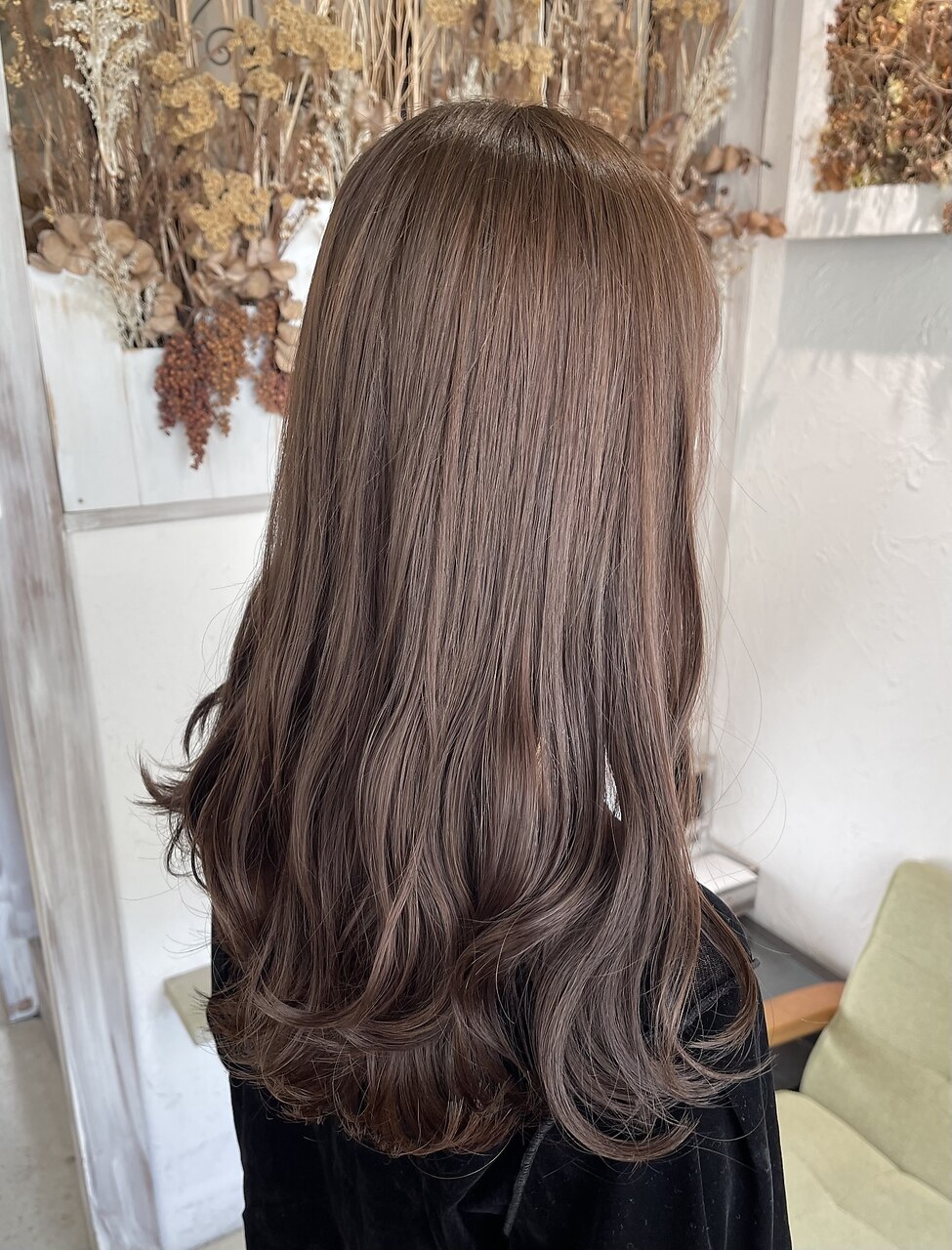 ロングレイヤー×モカグレージュ