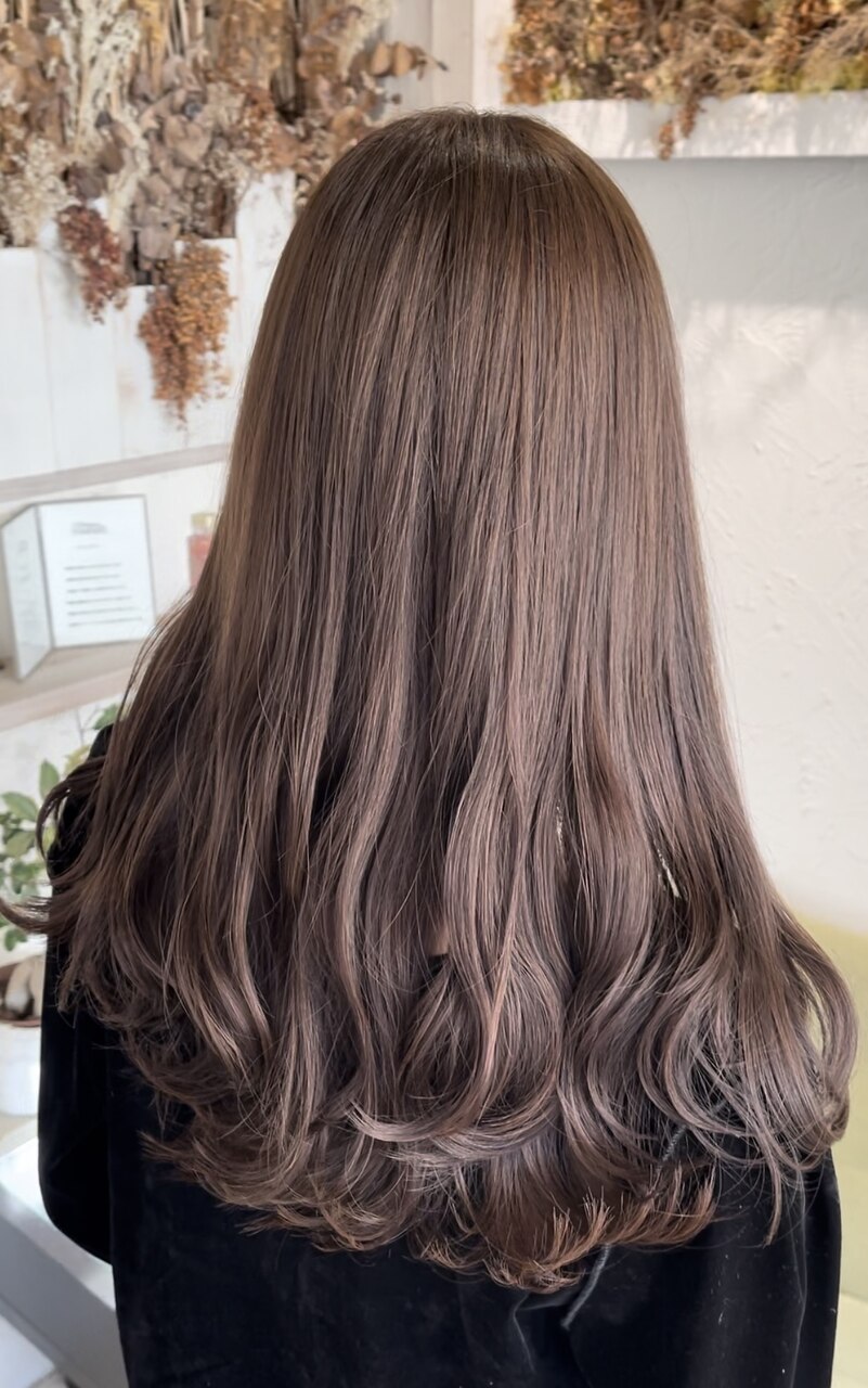 ロングレイヤー×モカグレージュ