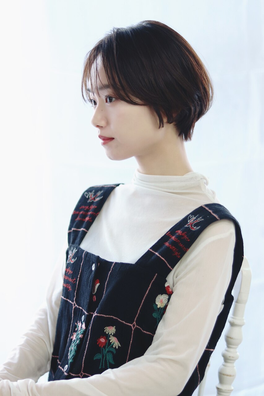 20代/30代/40代 ツヤ感◎丸みショート