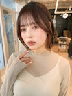  20代30代40代ナチュラルボブ顔周りボブ大人ショートボブ顔周り