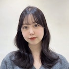 ミディアムレイヤー/ワンカラー/ラベンダーブラウン