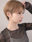 ▽コンパクトショートミニウルフブリーチなし前髪ミディアム新宿