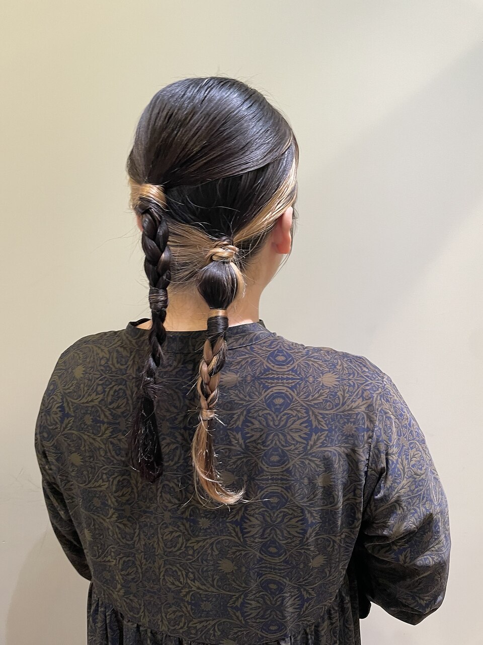 個性派編み下ろしツイン