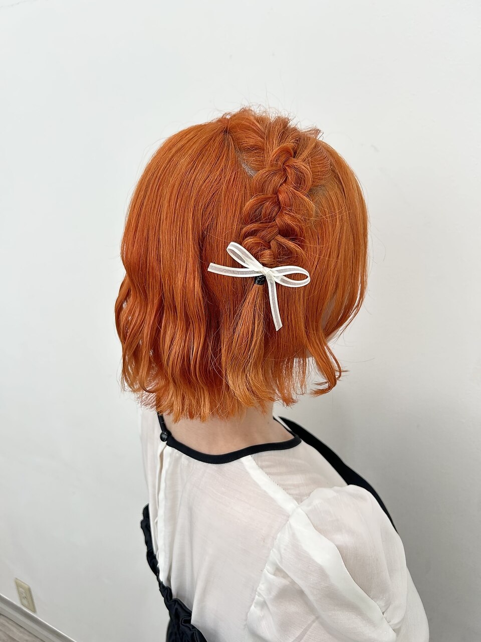 編み込みアレンジ