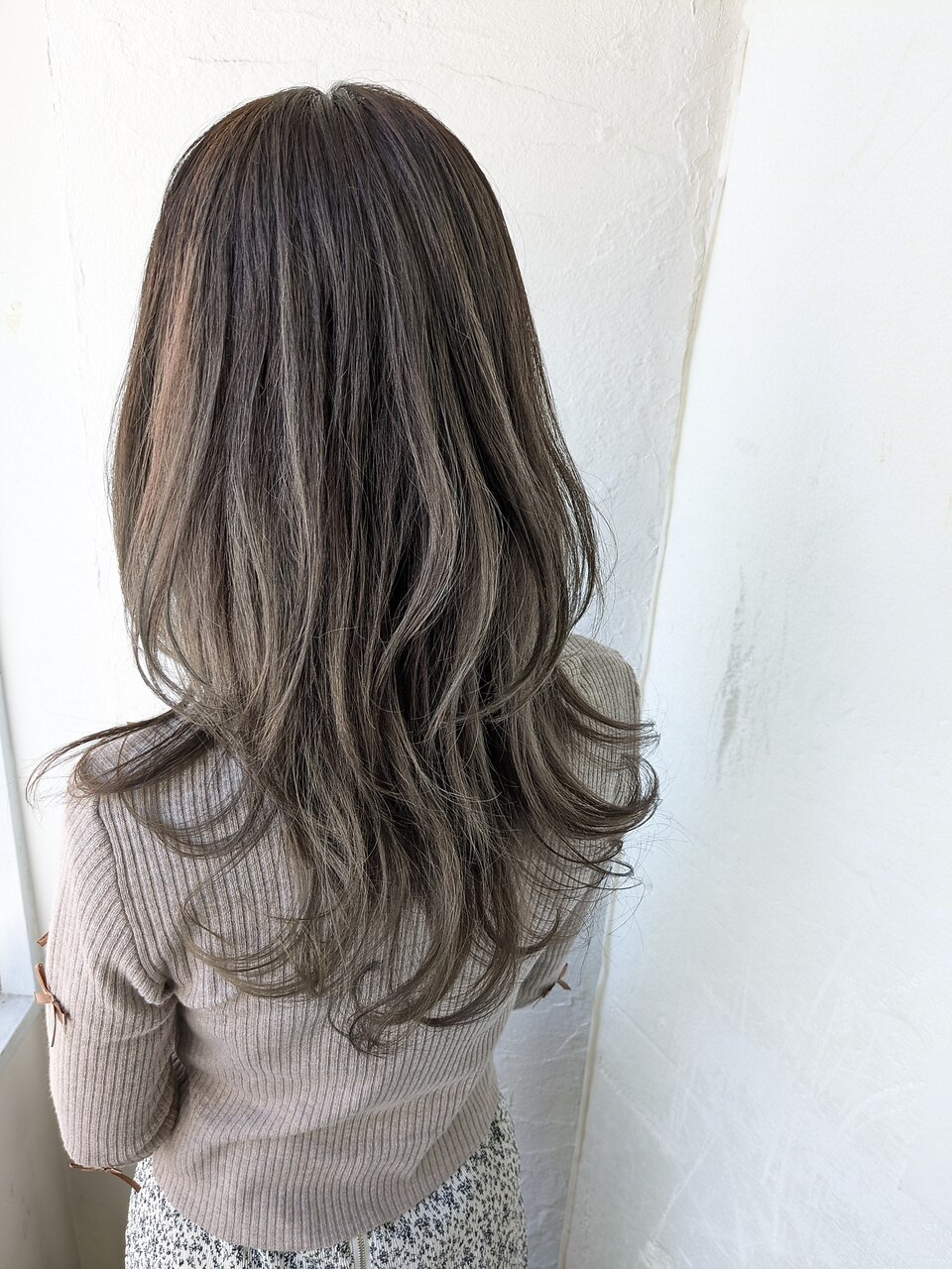 くびれレイヤー×グレージュグラデーション★藤原
