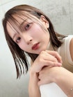 【夏っぽシースルーバングとクールな切りっぱなしBob】