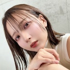 【夏っぽシースルーバングとクールな切りっぱなしBob】