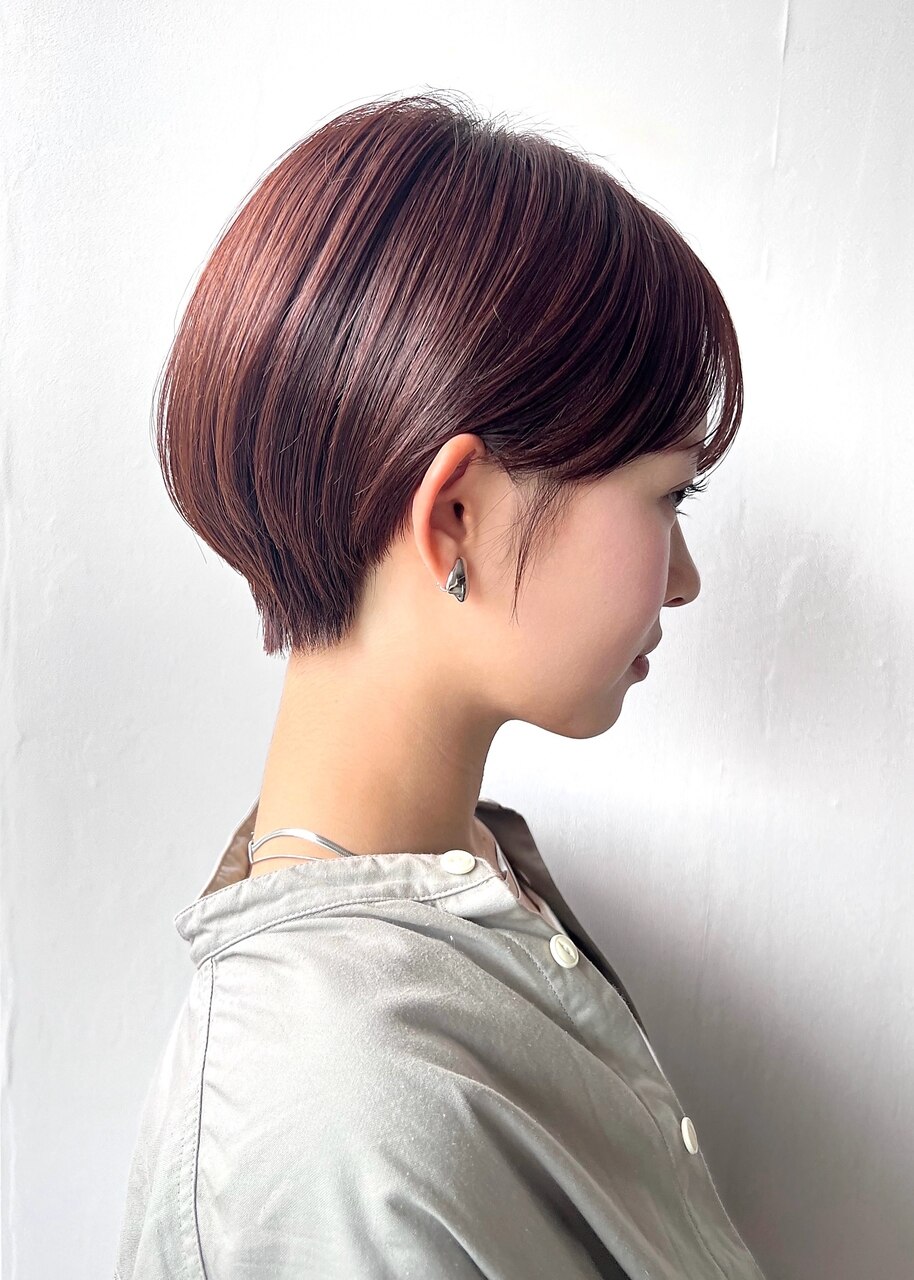 ショートカットショートヘアコンパクトショートボブ丸みショート