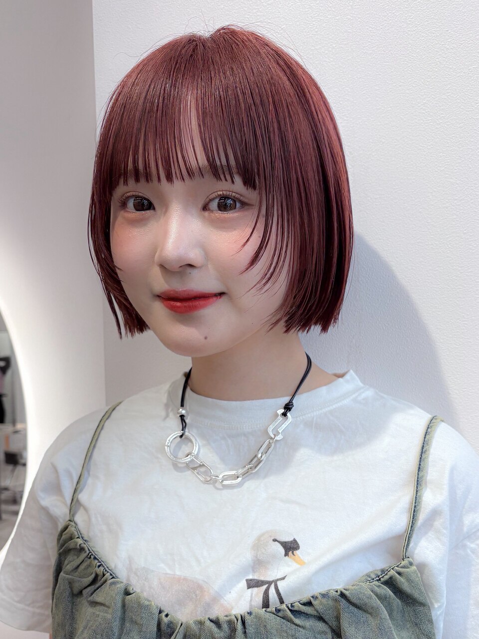 ミニボブ/フェイスレイヤー/チェリーピンク/チェリーカラー