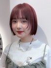 ミニボブ/フェイスレイヤー/チェリーピンク/チェリーカラー