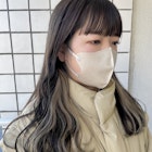 姫路インナーカラーイヤリングカラーミルクティーベージュ