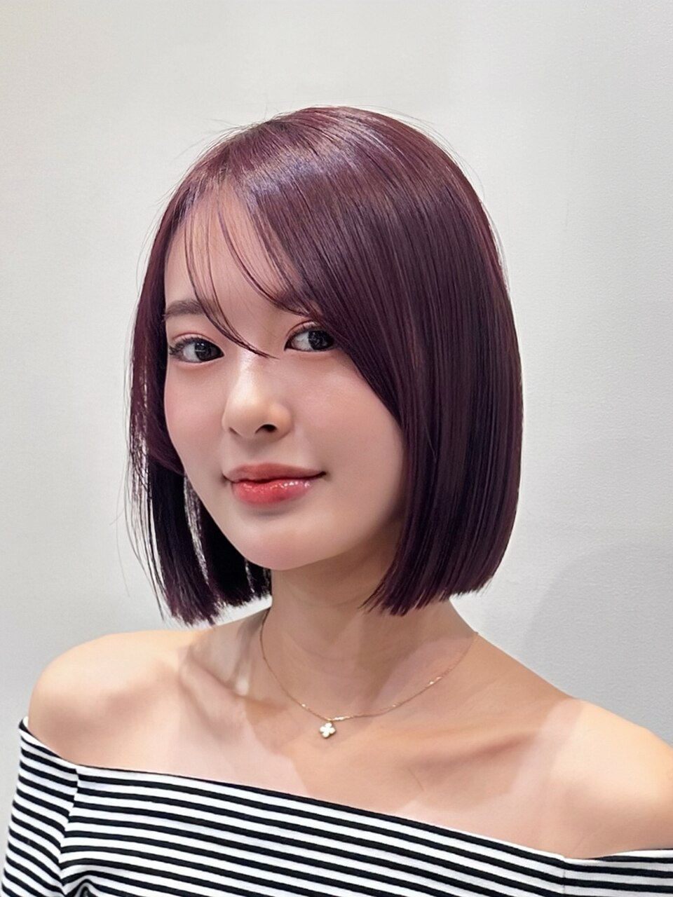 ボブ / ストンボブ / チェリーレッドカラー