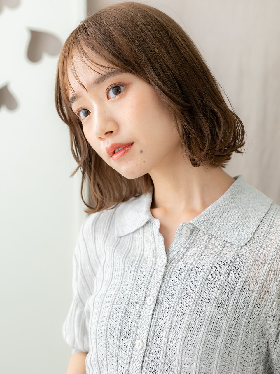 フェザーバング抜け感デジタルパーマワンカールボブパーマX大宮