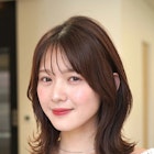 くびれヘア/くびれボブ/ボブ/ミディアムボブ