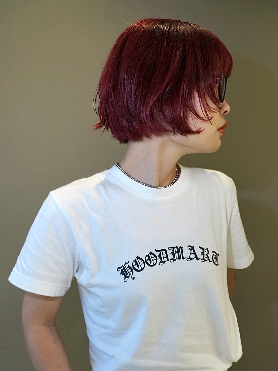 ローズレッド / グラデーションボブ