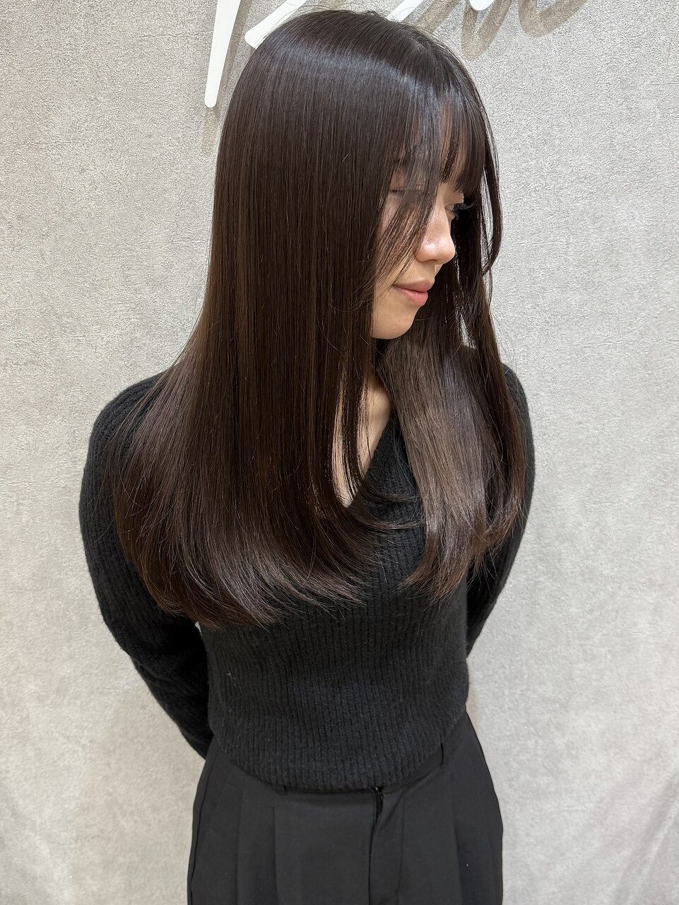 ロングレイヤー/ダークブラウン