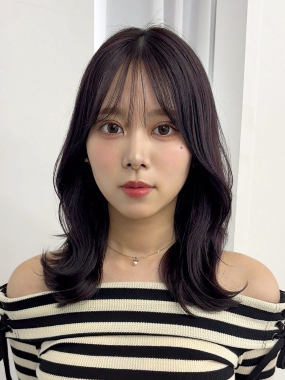 ラベンダーグレージュ/ラベンダーベージュ/レイヤーカット