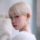 ホワイトブロンド/ホワイトショート/ブロンドショート/金髪