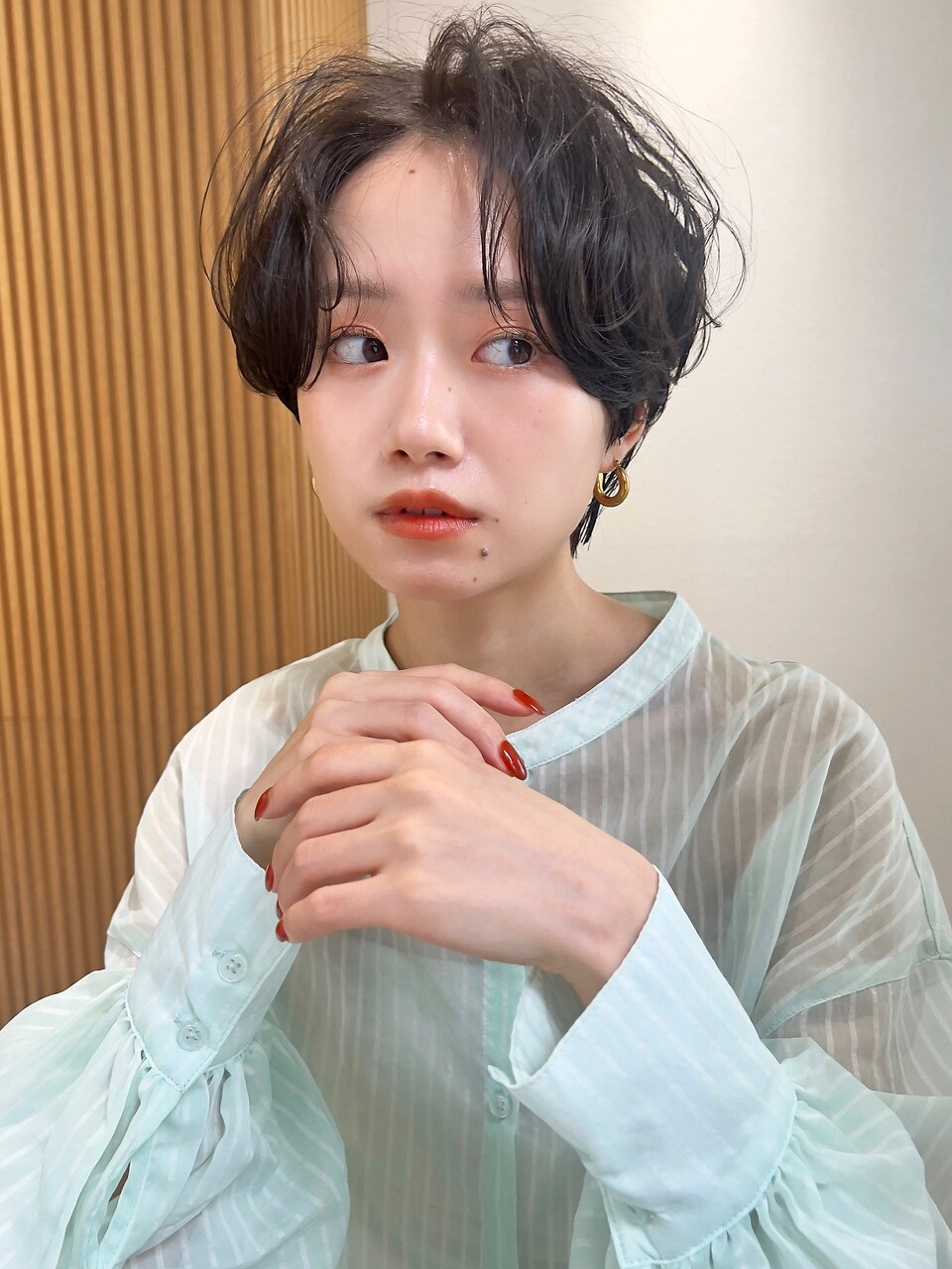 大人のニュアンスパーマショート