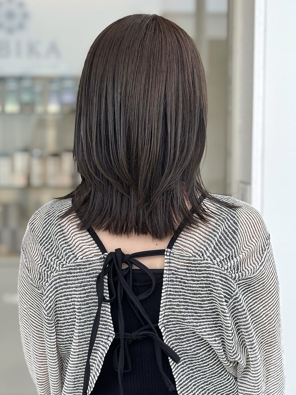 ボブウルフ　ストレート