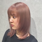 ピンクミルクティー/レイヤーカット/髪質改善