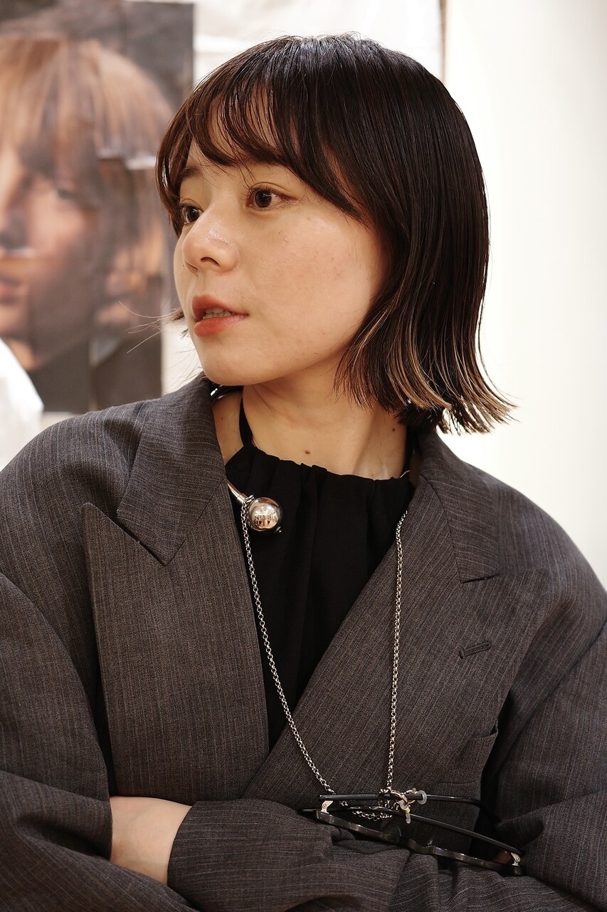 ★小顔ボブ/前髪/裾カラー/デザインカラー/外ハネボブ/30代銀座