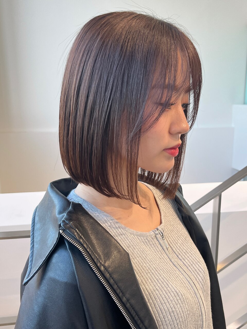 まとまりツヤ感◎ナチュラルボブ