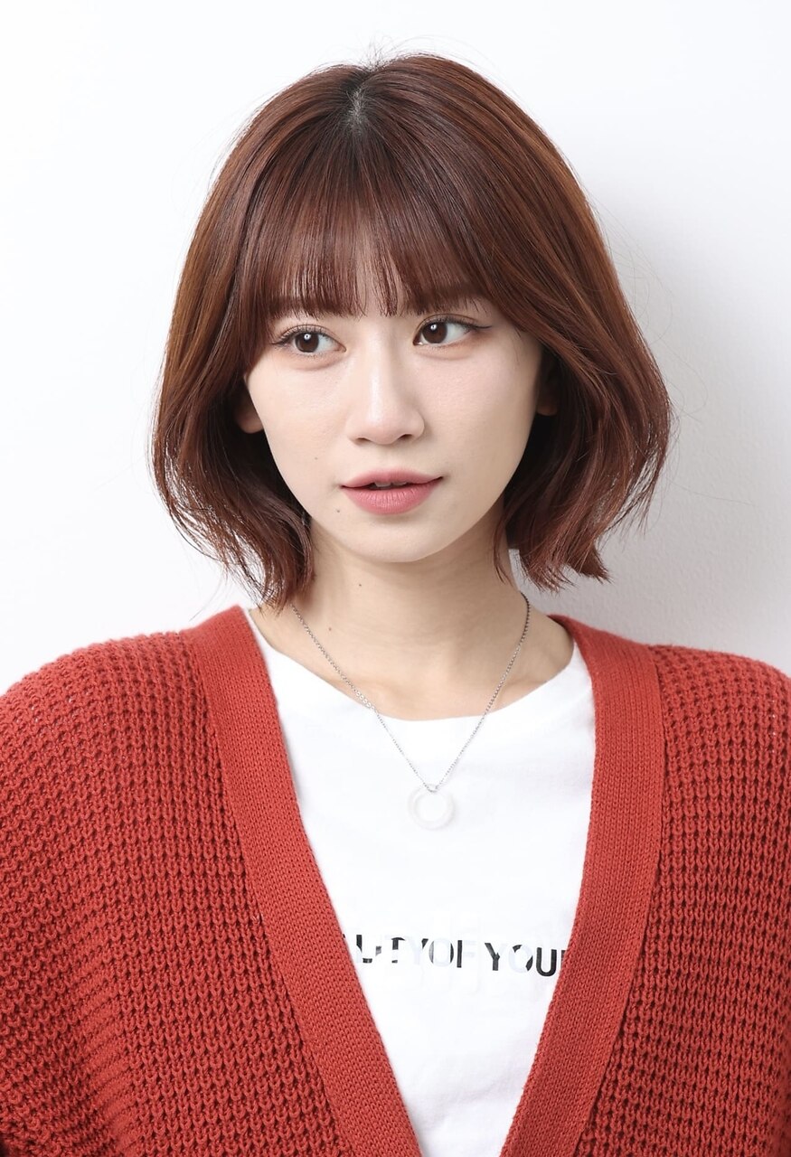 ☆lien.自由が丘 大橋☆縮毛矯正/くびれボブ/アッシュブラウン