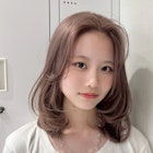 14959暗髪ミルクティーベージュオリーブカラーワンホンレイヤー